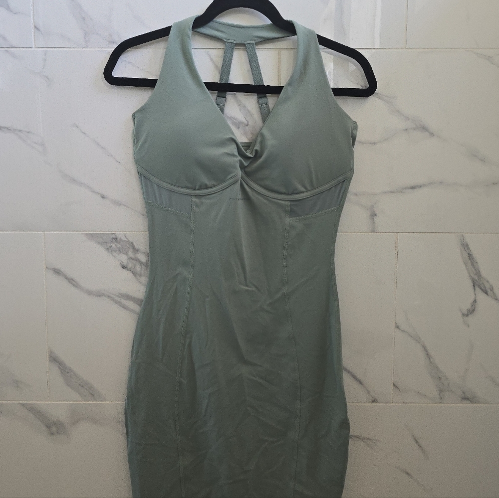 Whitney Simmons x Gymshark Sage Green Bodycon Dress